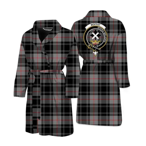 ScotClans Moffat Men Bathrobe - Moffat Bathrobe Badge