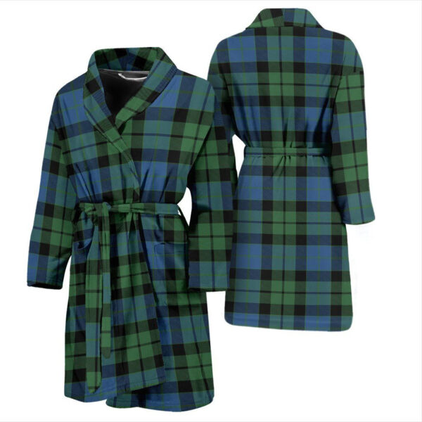 ScotClans MacKay Ancient Bathrobe, Men Tartan Plaid Bathrobe - Image 3