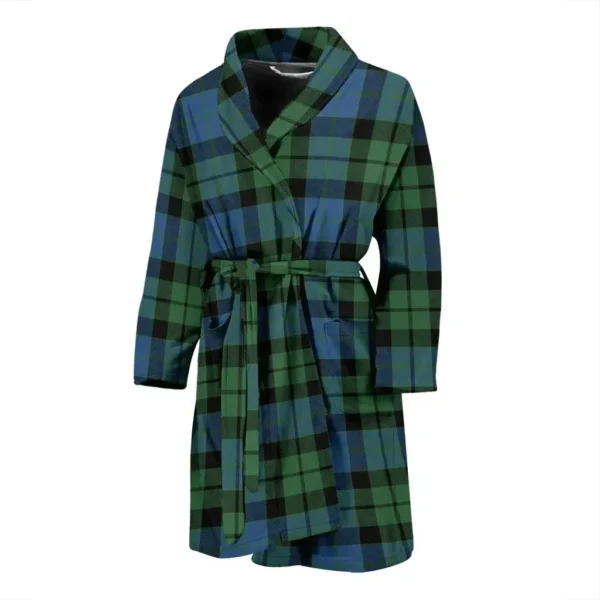 ScotClans MacKay Ancient Bathrobe, Men Tartan Plaid Bathrobe