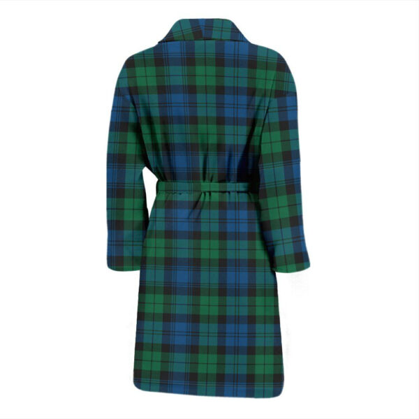 ScotClans Blackwatch Ancient Bathrobe, Men Tartan Plaid Bathrobe - Image 2