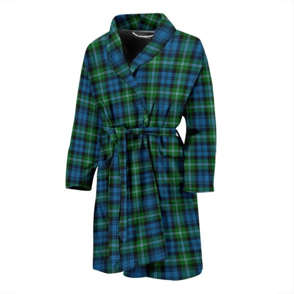 ScotClans Lyon Clan Bathrobe, Men Tartan Plaid Bathrobe