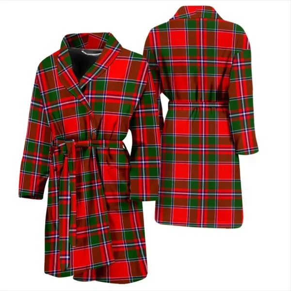 ScotClans Spens Modern Bathrobe, Men Tartan Plaid Bathrobe - Image 3