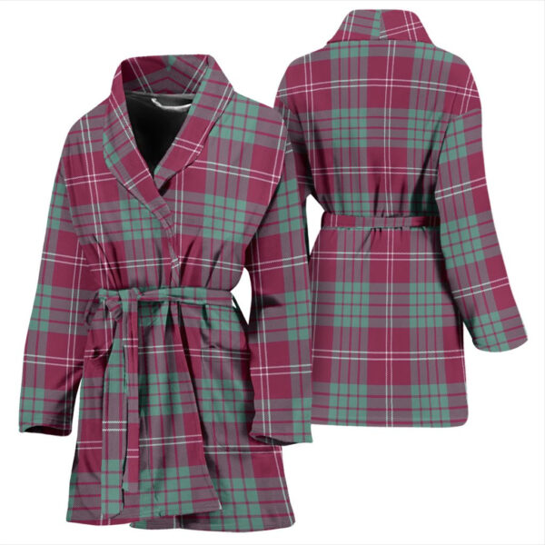 ScotClans Crawford Ancient Bathrobe, Women Tartan Plaid Bathrobe - Image 3