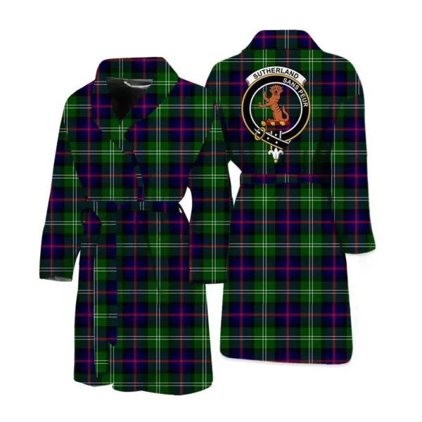 ScotClans Sutherland I Men Bathrobe - Sutherland I Bathrobe Badge