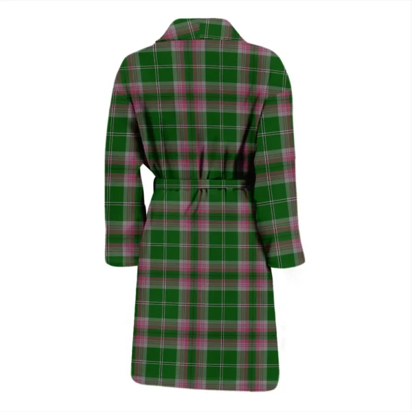 ScotClans Gray Hunting Bathrobe, Men Tartan Plaid Bathrobe - Image 2