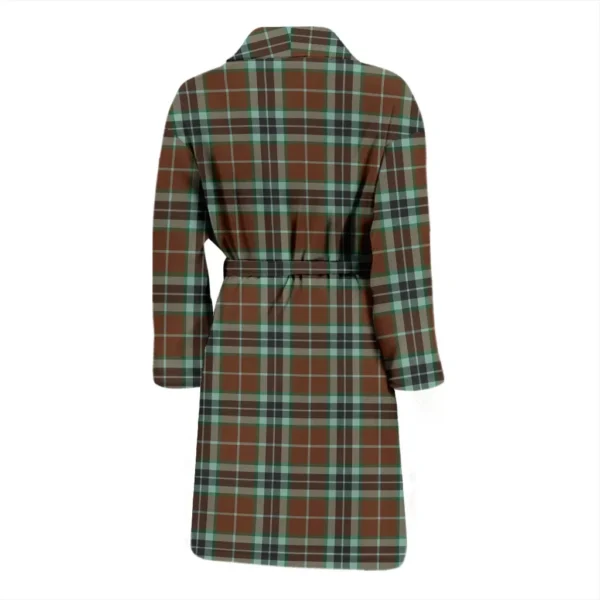 ScotClans Thomson Hunting Modern Bathrobe, Men Tartan Plaid Bathrobe - Image 2