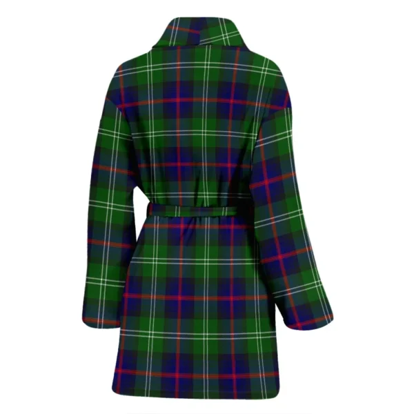 ScotClans Sutherland Modern Bathrobe, Women Tartan Plaid Bathrobe - Image 2