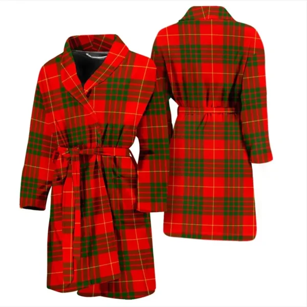 ScotClans Cameron Modern Bathrobe, Men Tartan Plaid Bathrobe - Image 3