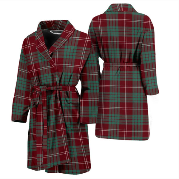 ScotClans Crawford Modern Bathrobe, Men Tartan Plaid Bathrobe - Image 3