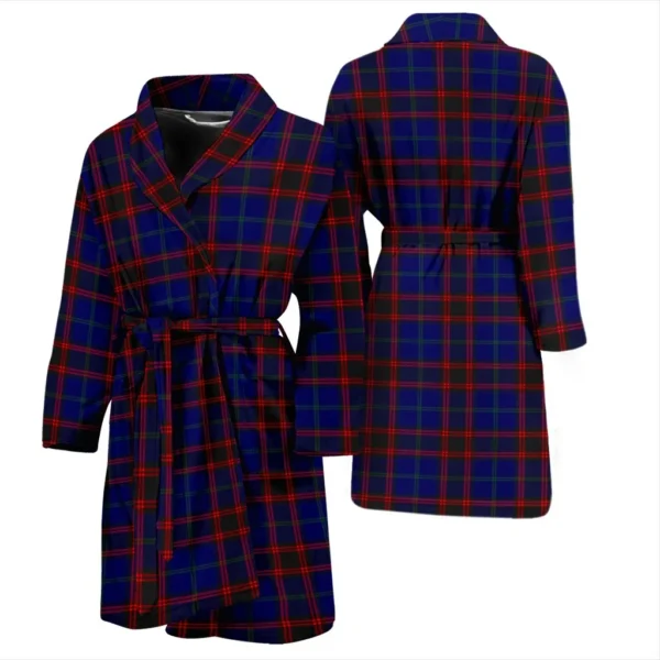 ScotClans Home Modern Bathrobe, Men Tartan Plaid Bathrobe - Image 3