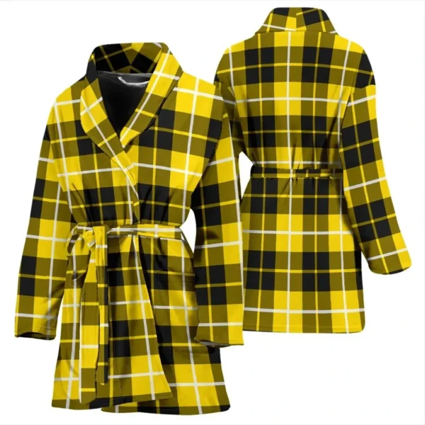 ScotClans Barclay Dress Modern Bathrobe, Women Tartan Plaid Bathrobe - Image 3