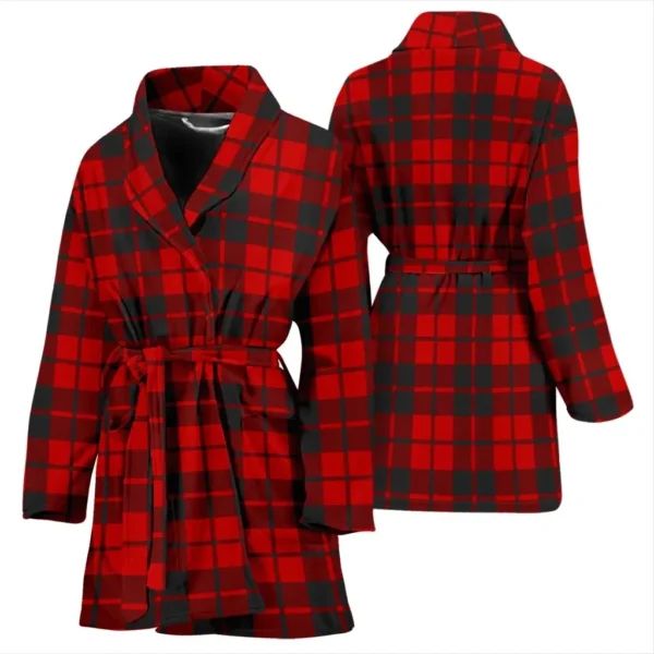 ScotClans Ettrick District Bathrobe, Women Tartan Plaid Bathrobe - Image 3