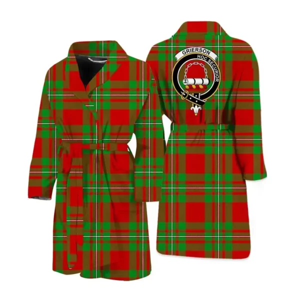 ScotClans Grierson Men Bathrobe - Grierson Bathrobe Badge