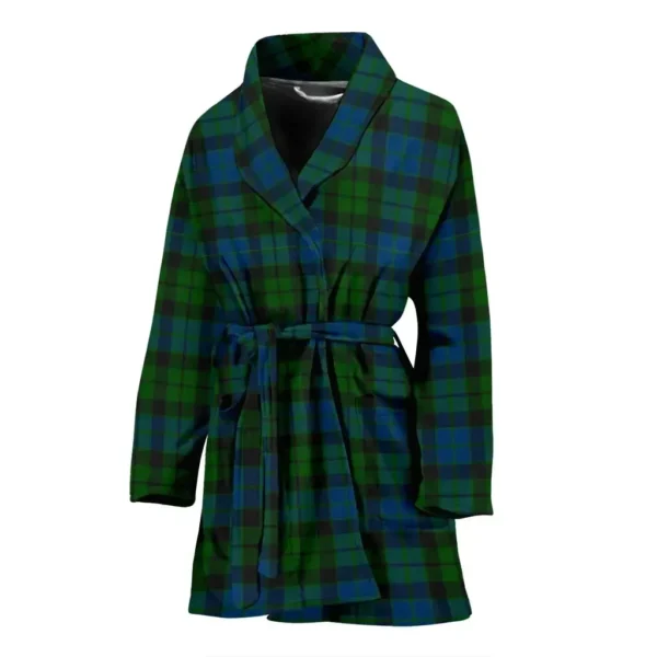 ScotClans MacKay Modern Bathrobe, Women Tartan Plaid Bathrobe