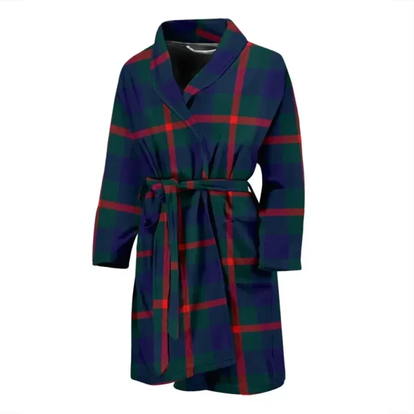 ScotClans Agnew Modern Bathrobe, Men Tartan Plaid Bathrobe