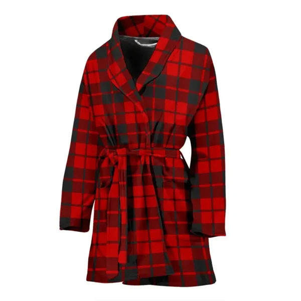 ScotClans Ettrick District Bathrobe, Women Tartan Plaid Bathrobe