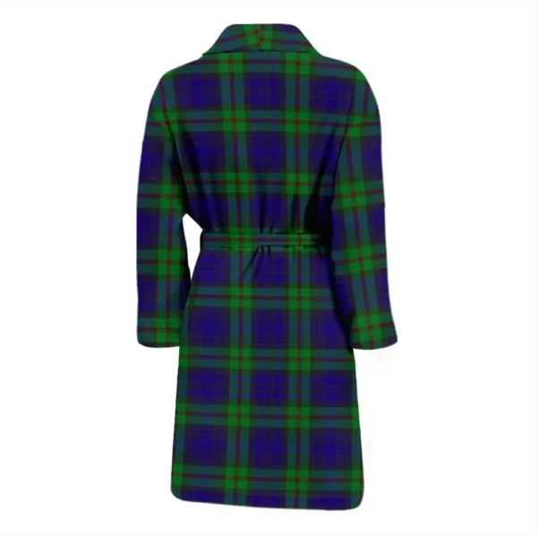 ScotClans MacKinlay Modern Bathrobe, Men Tartan Plaid Bathrobe - Image 2