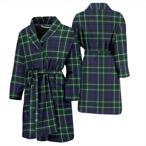 ScotClans Graham Of Montrose Modern Bathrobe, Men Tartan Plaid Bathrobe - Image 3