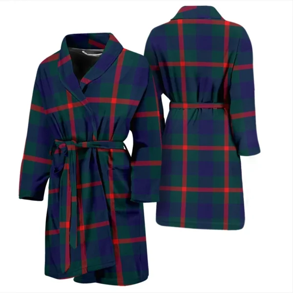 ScotClans Agnew Modern Bathrobe, Men Tartan Plaid Bathrobe - Image 3