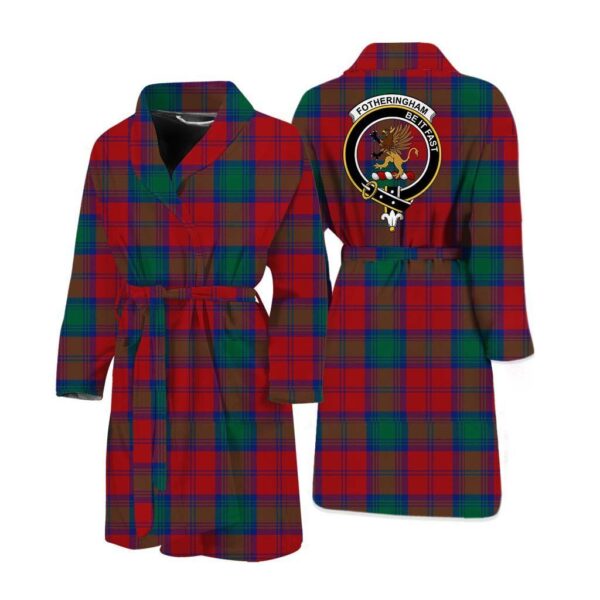 ScotClans Fotheringham Men Bathrobe - Fotheringham Bathrobe Badge