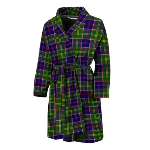 ScotClans Ayrshire District Bathrobe, Men Tartan Plaid Bathrobe