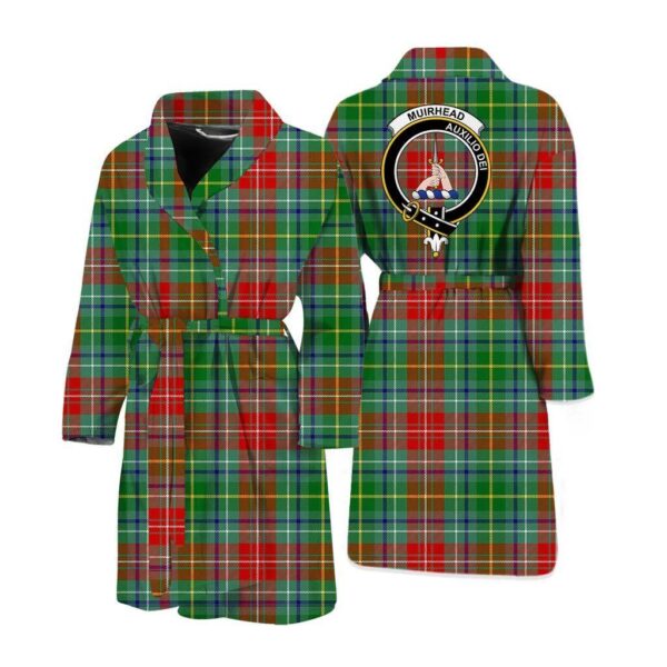 ScotClans Muirhead Men Bathrobe - Muirhead Bathrobe Badge