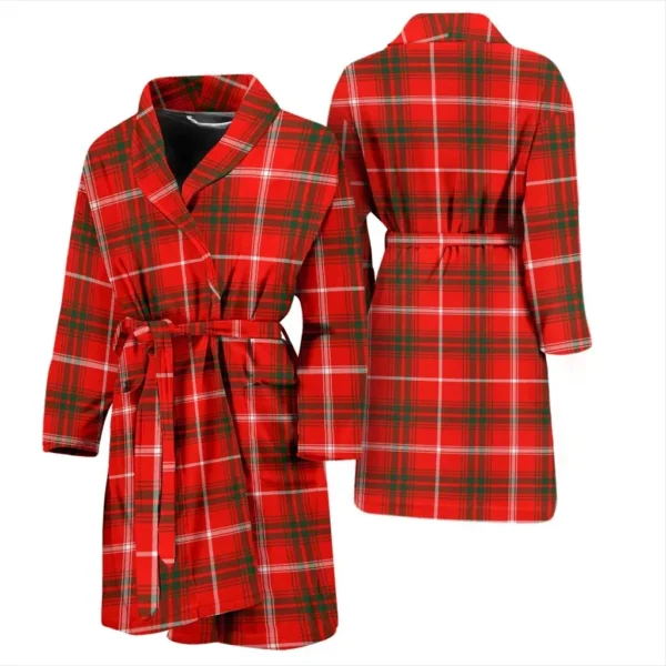 ScotClans Duke Of Rothesay Modern Bathrobe, Men Tartan Plaid Bathrobe - Image 3