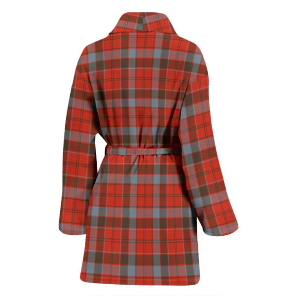 ScotClans Robertson Weathered Bathrobe, Women Tartan Plaid Bathrobe - Image 2