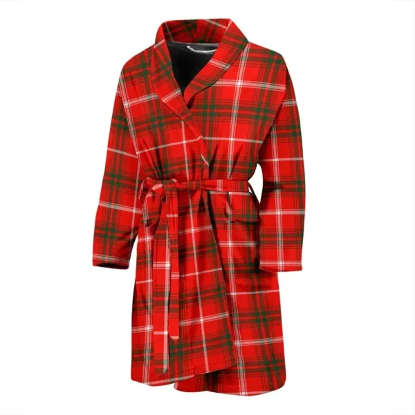 ScotClans Duke Of Rothesay Modern Bathrobe, Men Tartan Plaid Bathrobe