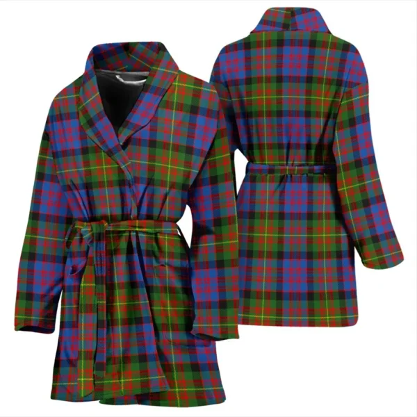 ScotClans Carnegie Ancient Bathrobe, Women Tartan Plaid Bathrobe - Image 3