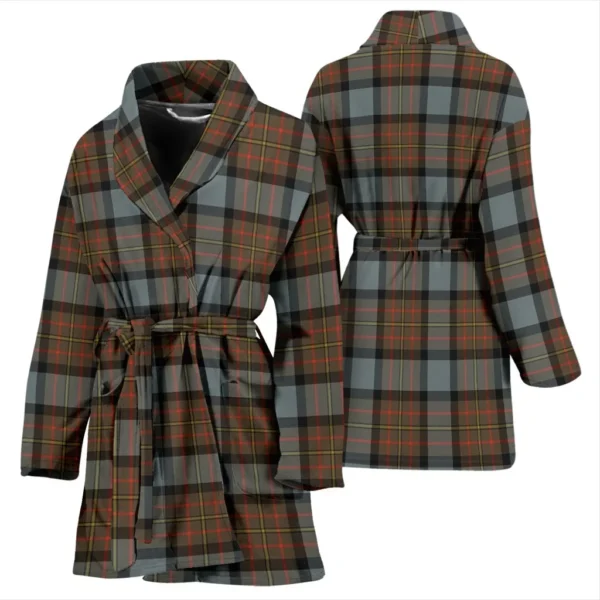 ScotClans MacLaren Weathered Bathrobe, Women Tartan Plaid Bathrobe - Image 3