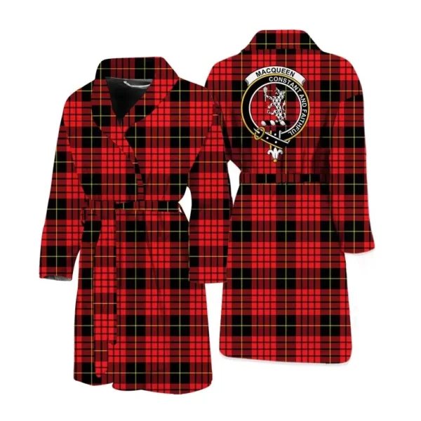 ScotClans MacQueen Men Bathrobe - MacQueen Bathrobe Badge