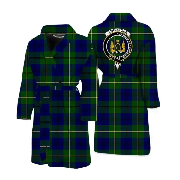 ScotClans Johnstone Men Bathrobe - Johnstone Bathrobe Badge