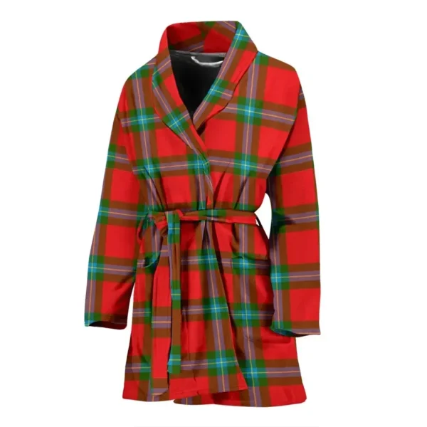 ScotClans MacLaine of Loch Buie Bathrobe, Women Tartan Plaid Bathrobe