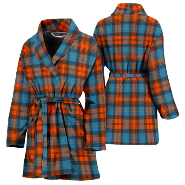 ScotClans MacLachlan Ancient Bathrobe, Women Tartan Plaid Bathrobe - Image 2