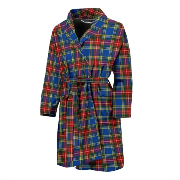 ScotClans MacBeth Modern Bathrobe, Men Tartan Plaid Bathrobe