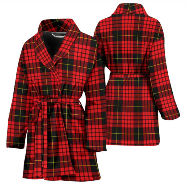 ScotClans MacQueen Modern Bathrobe, Women Tartan Plaid Bathrobe - Image 3