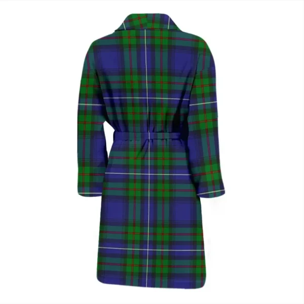 ScotClans Robertson Hunting Modern Bathrobe, Men Tartan Plaid Bathrobe - Image 2