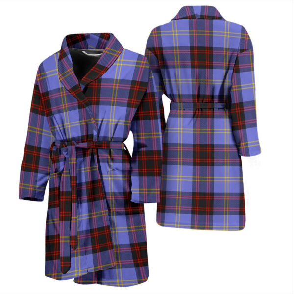 ScotClans Rutherford Bathrobe, Men Tartan Plaid Bathrobe - Image 3