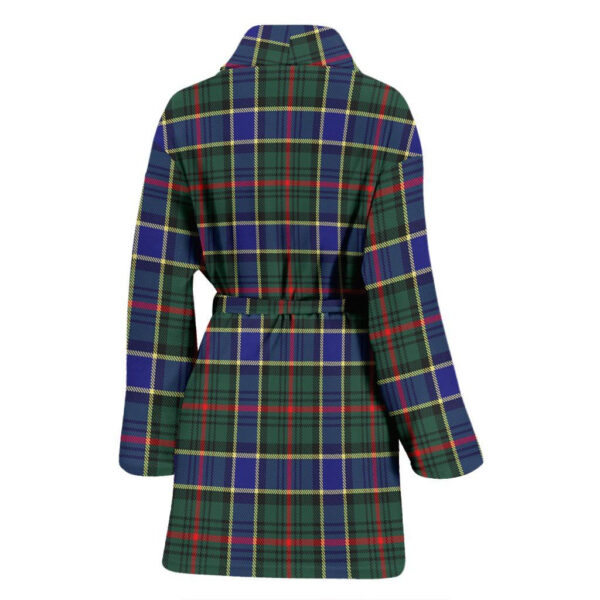 ScotClans Ogilvie Hunting Modern Bathrobe, Women Tartan Plaid Bathrobe - Image 2