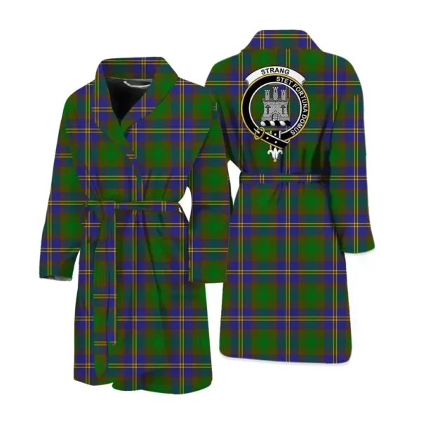 ScotClans Strange (or Strang) Men Bathrobe - Strange (or Strang) Bathrobe Badge