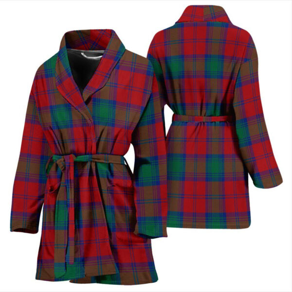 ScotClans Lindsay Modern Bathrobe, Women Tartan Plaid Bathrobe - Image 3