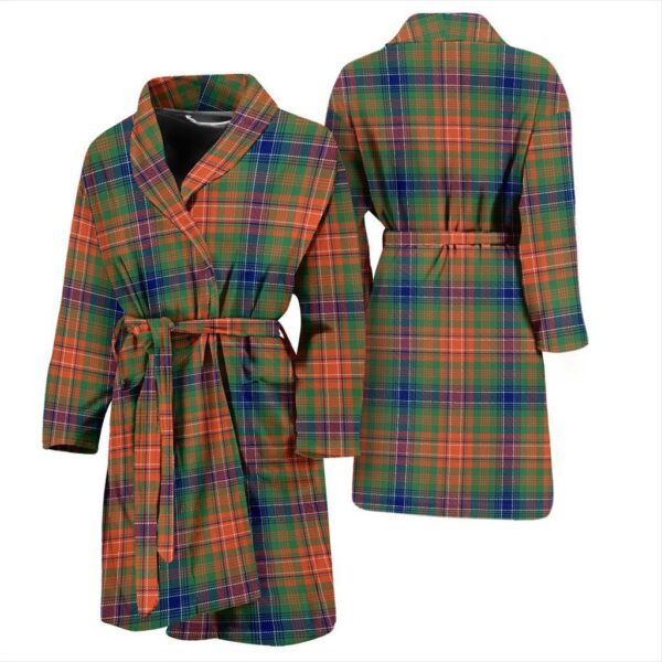 ScotClans Wilson Ancient Bathrobe, Men Tartan Plaid Bathrobe - Image 3