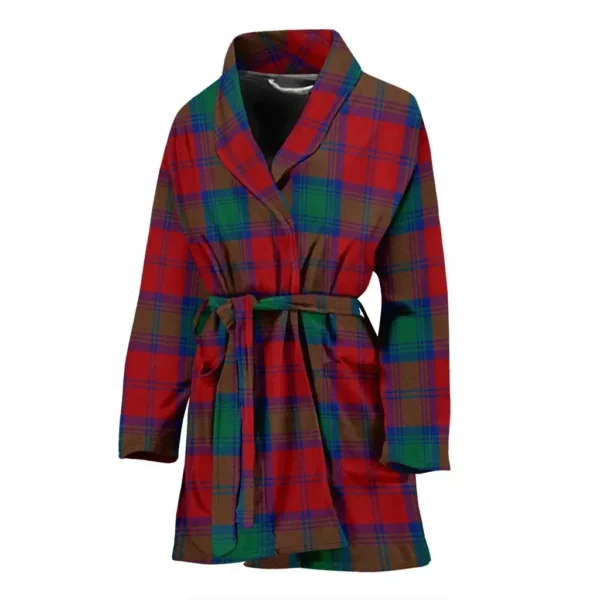 ScotClans Lindsay Modern Bathrobe, Women Tartan Plaid Bathrobe