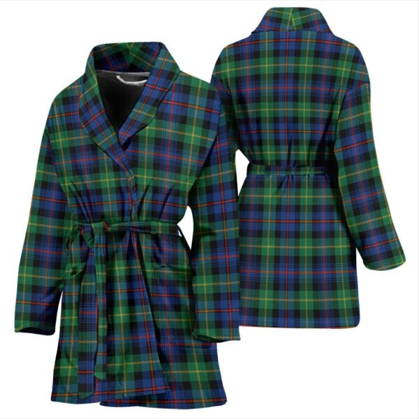 ScotClans Farquharson Ancient Bathrobe, Women Tartan Plaid Bathrobe - Image 3