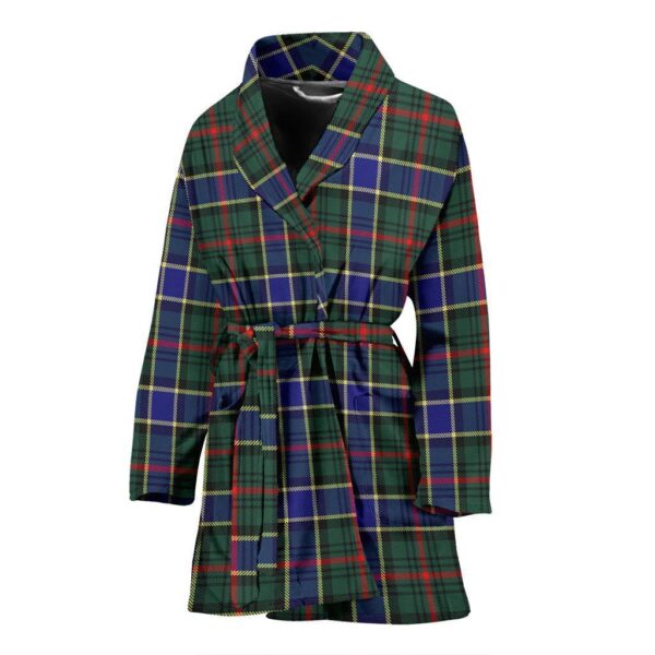 ScotClans Ogilvie Hunting Modern Bathrobe, Women Tartan Plaid Bathrobe