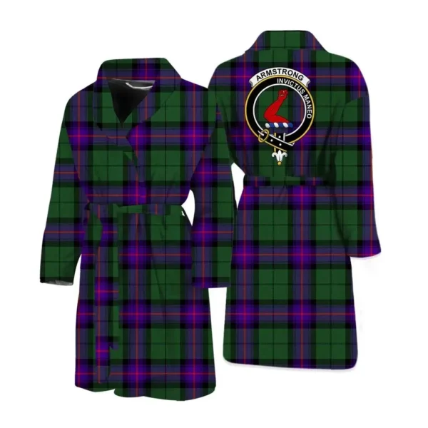 ScotClans Armstrong Men Bathrobe - Armstrong Bathrobe Badge