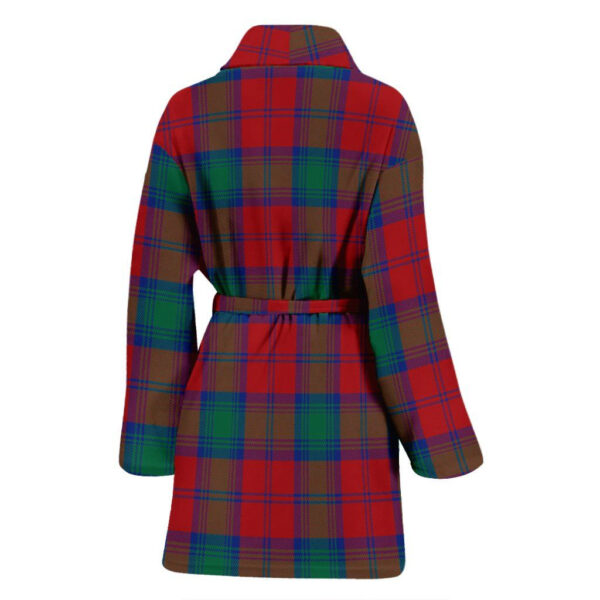 ScotClans Lindsay Modern Bathrobe, Women Tartan Plaid Bathrobe - Image 2