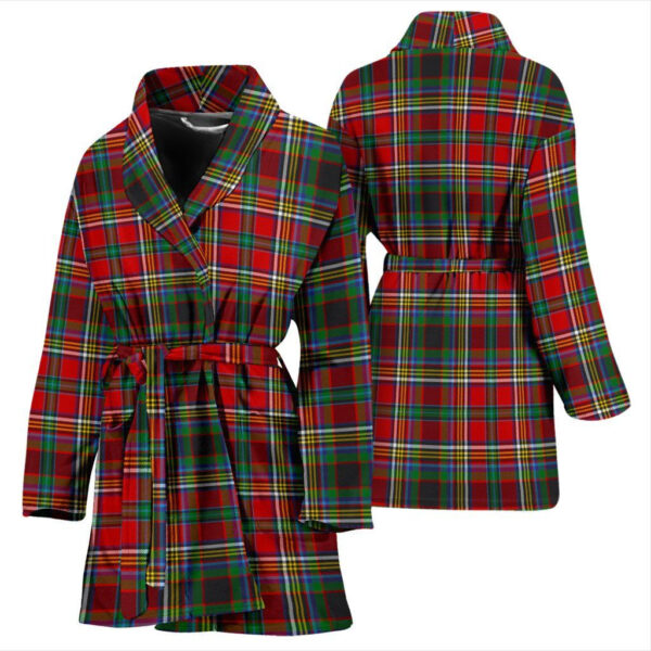 ScotClans Anderson of Arbrake Bathrobe, Women Tartan Plaid Bathrobe - Image 3