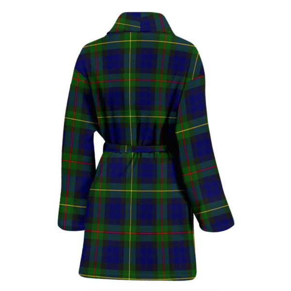 ScotClans MacEwen Modern Bathrobe, Women Tartan Plaid Bathrobe - Image 2